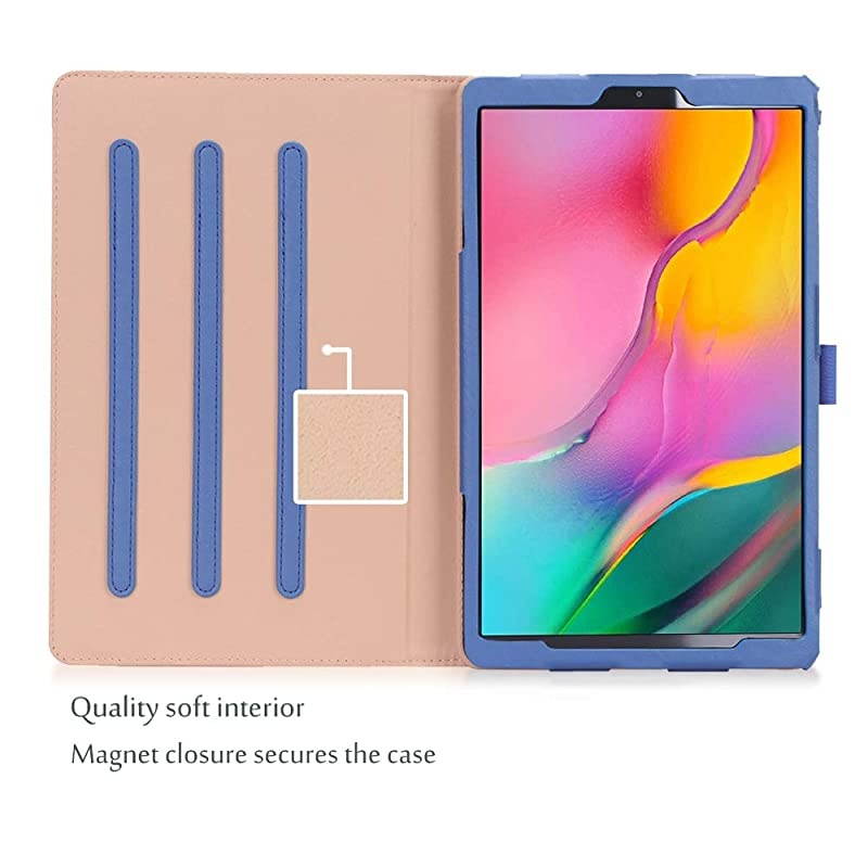 Galaxy Tab A 101 Case 2019 Model T510 T515 T517 Stand Folio Case Cover for Galaxy Tab A 101 Inch 2019 Tablet SMT510 SMT515 SMT517 Navy