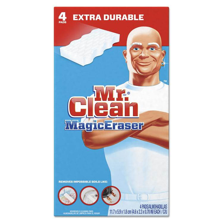 Mr. Clean Magic Eraser Extra Power 4 3/5" x 2 2/5" 4/Box 82038