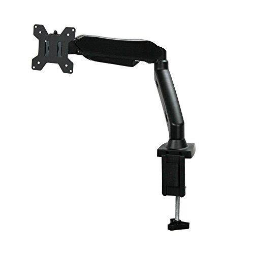 NavePoint Fully Adjustable Gas Spring C-Clamp LCD Monitor Sit-Stand Desk Mount up to 27"