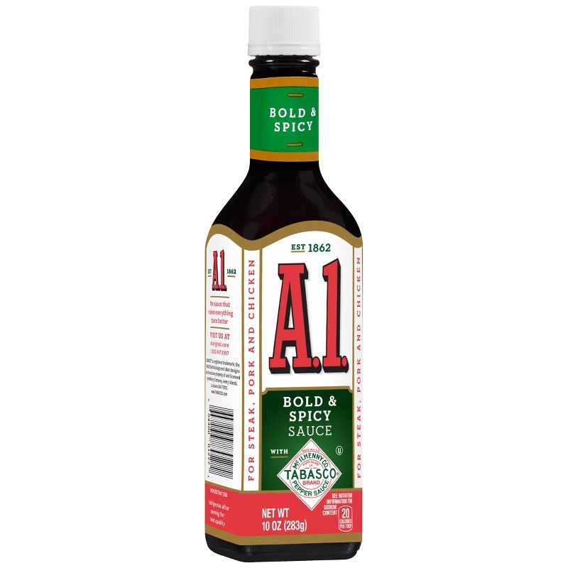 A.1. Bold & Spicy Steak Sauce with Tabasco Sauce - 10oz