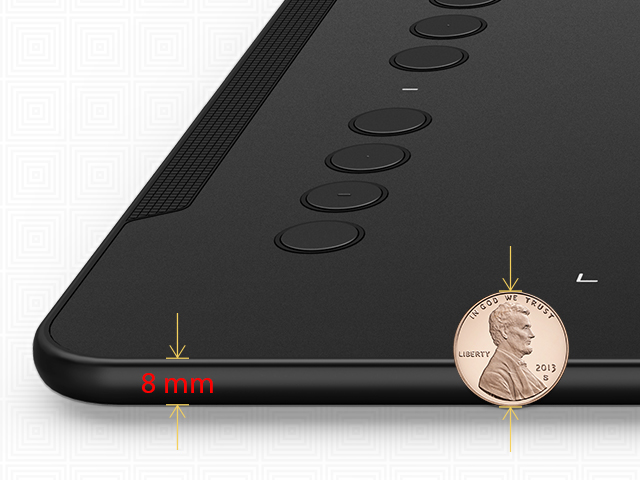 XP-Pen Deco 01 10x6.25 Inch Digital Graphics Drawing Tablet Drawing Pen Tablet with Battery-free Passive Stylus and 8 shortcut keys (8192 levels pressure)