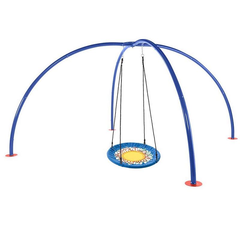 HearthSong Backyard Multi-Use Free Movement Sky Dome Swing Stand for Hanging Swings
