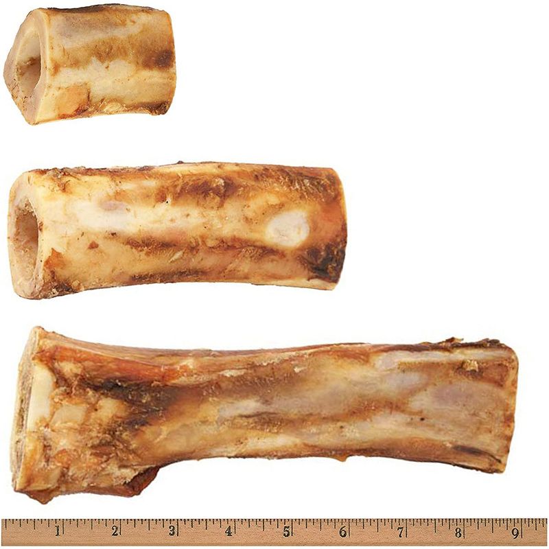 Pawstruck Meaty Dog Bone - Bulk Beef Dog Dental Treats & Chews, Made in USA, American Made, Shin Femur Meat Bone - 1 Bone(s)