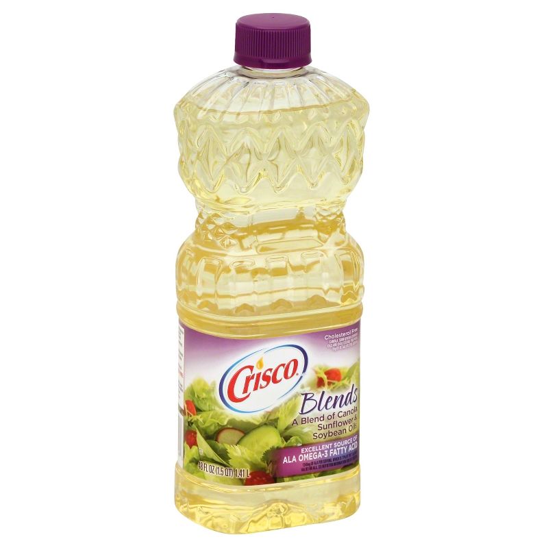 Crisco Natural Blend Vegetable & Canola Oil 48oz
