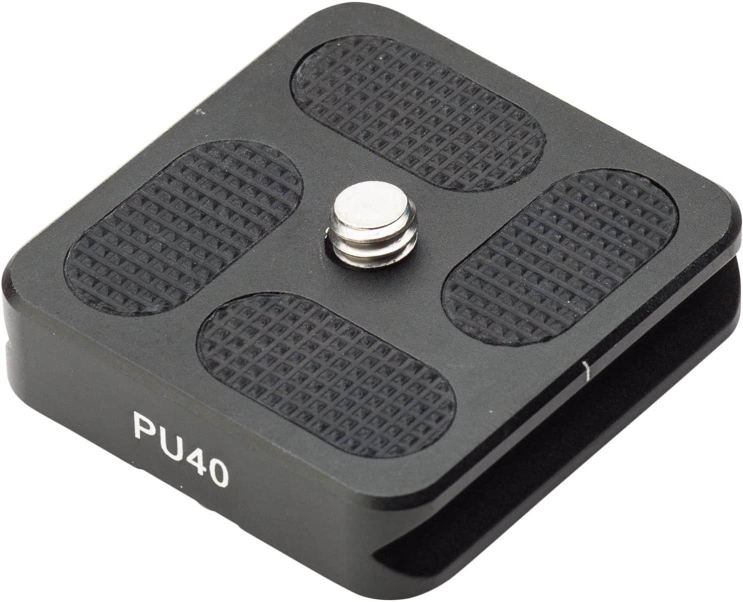 Benro PU40 Arca-Swiss Style Quick Release Plate. L40 X W38 X H10mm.