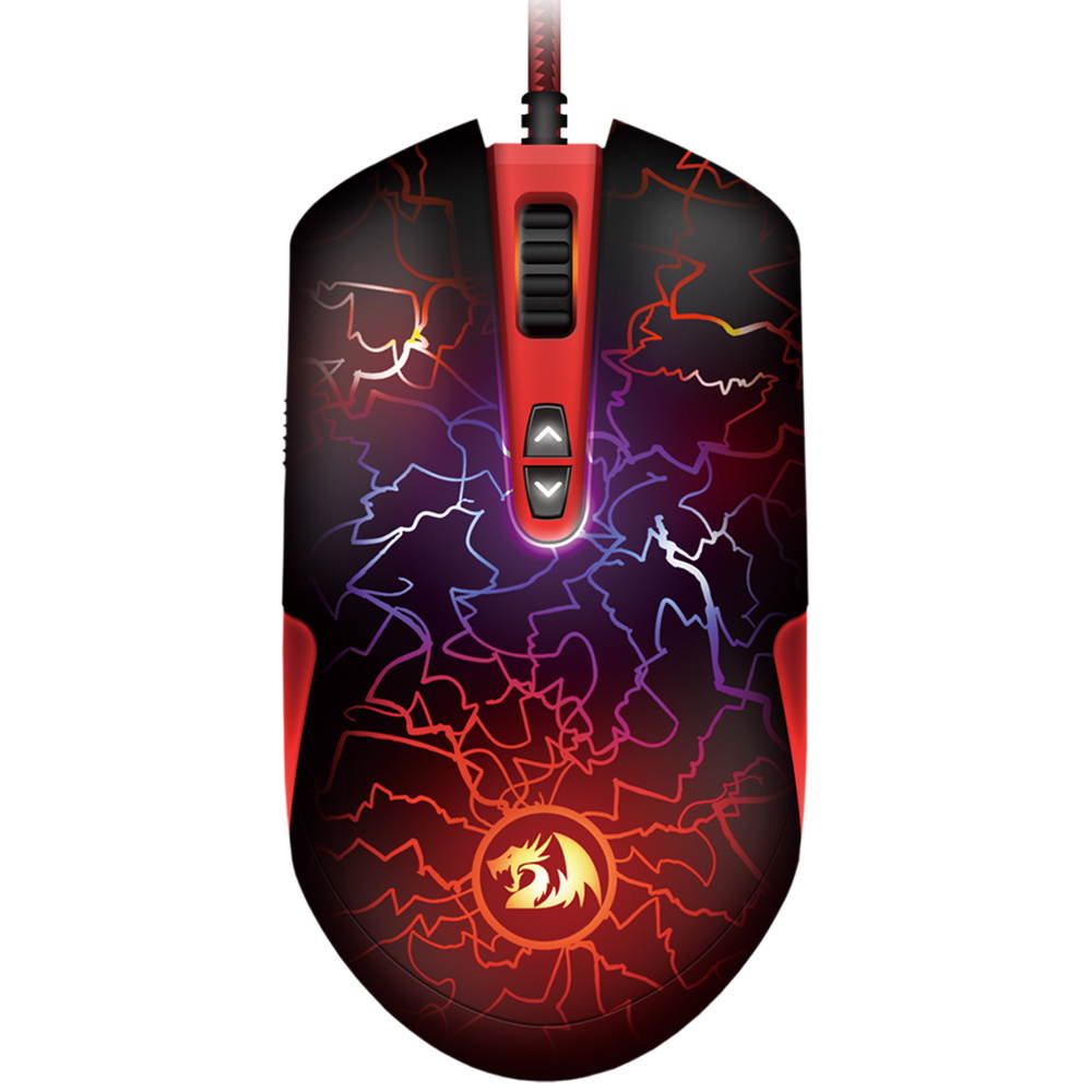 Funtech M701 USB Wired Gaming Mouse 3500DPI Adjustable 7 Programmable Buttons Optical Computer Mouse for Gamer