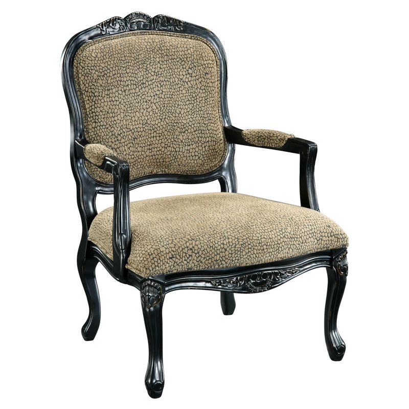Cabriole Accent Chair Brown - Treasure Trove Accents