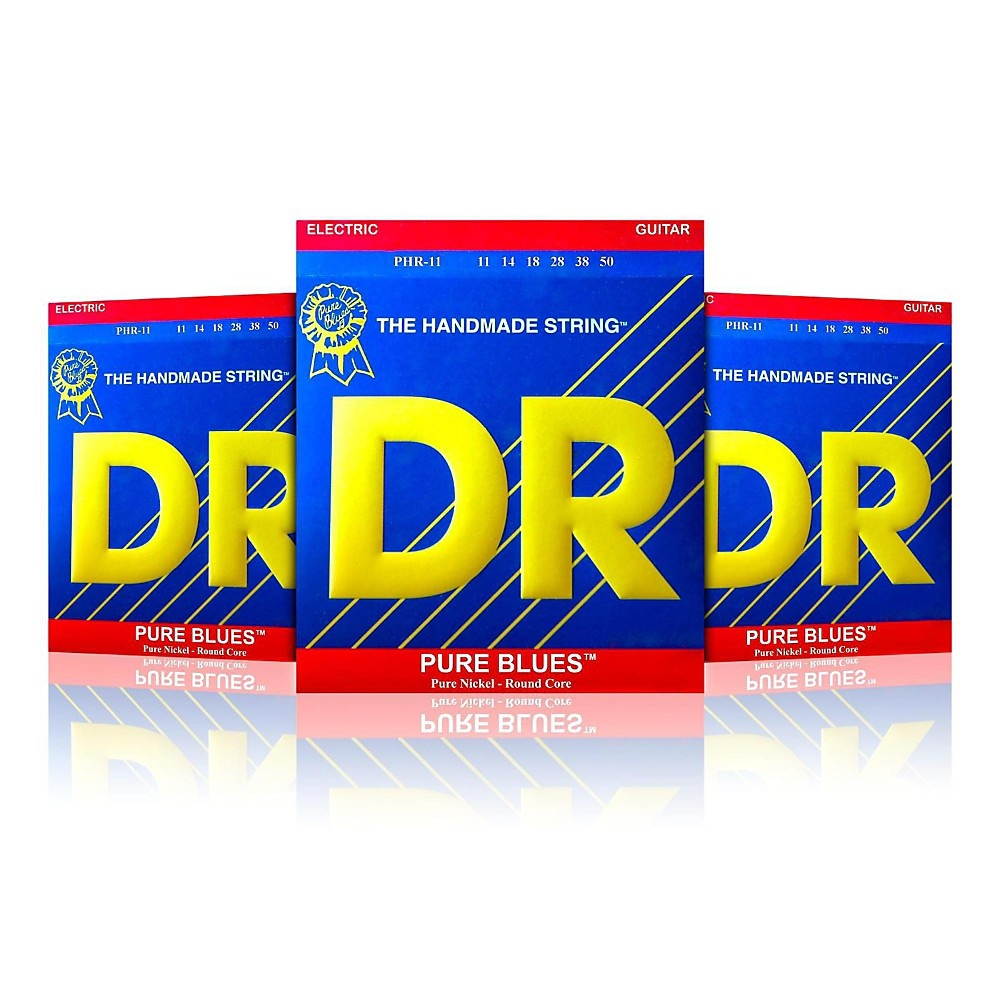 DR Strings PHR-11 Pure Blues Heavy Electric Strings -  Buy Two, Get One Free