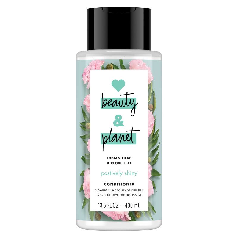 Love Beauty & Planet Indian Lilac and Clove Leaf Positively Shine Conditioner - 13.5 fl oz