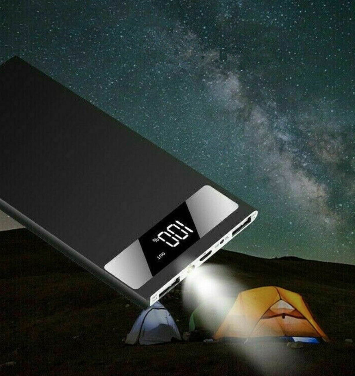 Ultra-thin Portable External Battery Huge Capacity Power Bank 900000mAh Charger