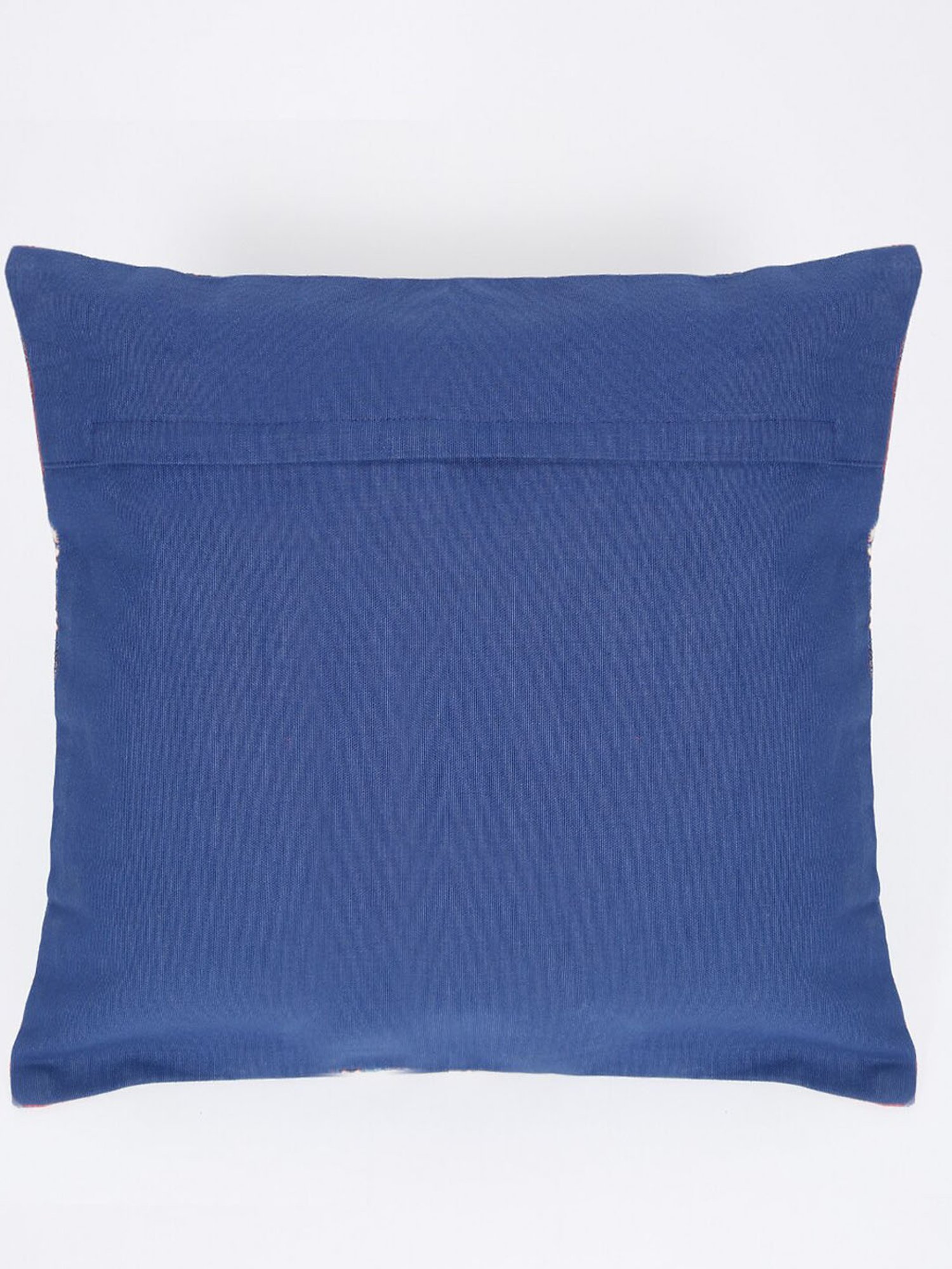 Fabindia Teal Cotton Printed Cushion Cover
