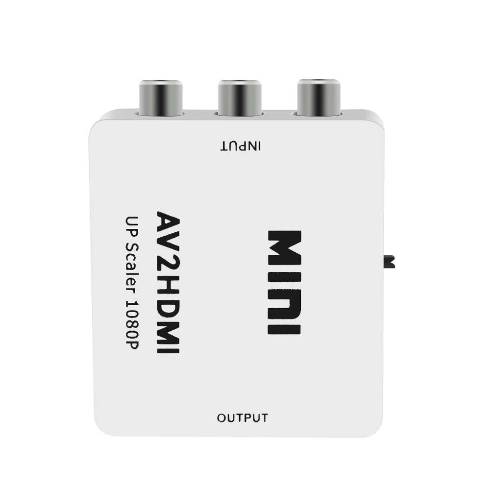 Modulator - RCA Composite to Coaxial - Converts Standard Definition Signals to Coax, Includes AV Cable
