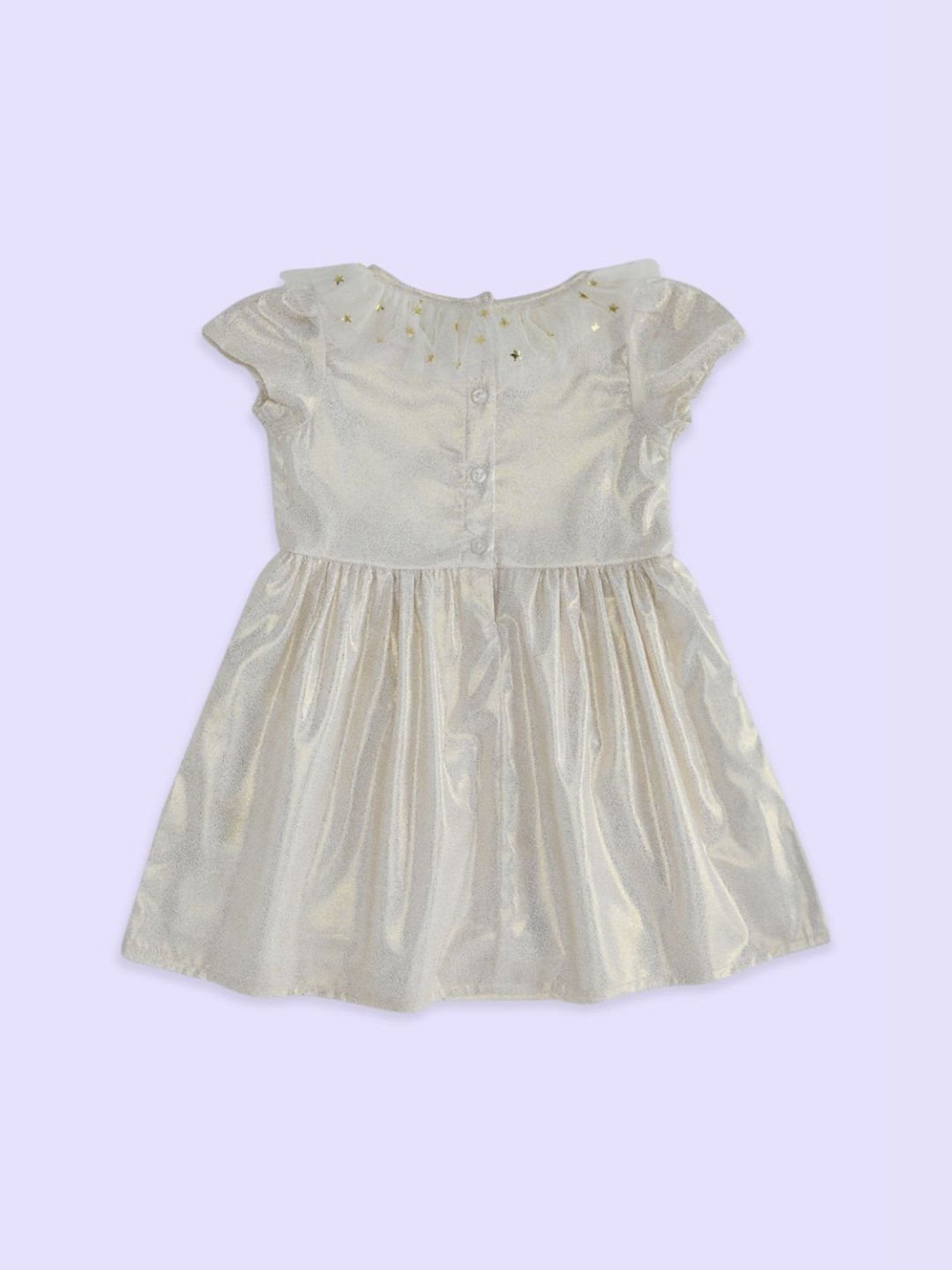 Pink Chick Kids Navy Solid Party Gowns