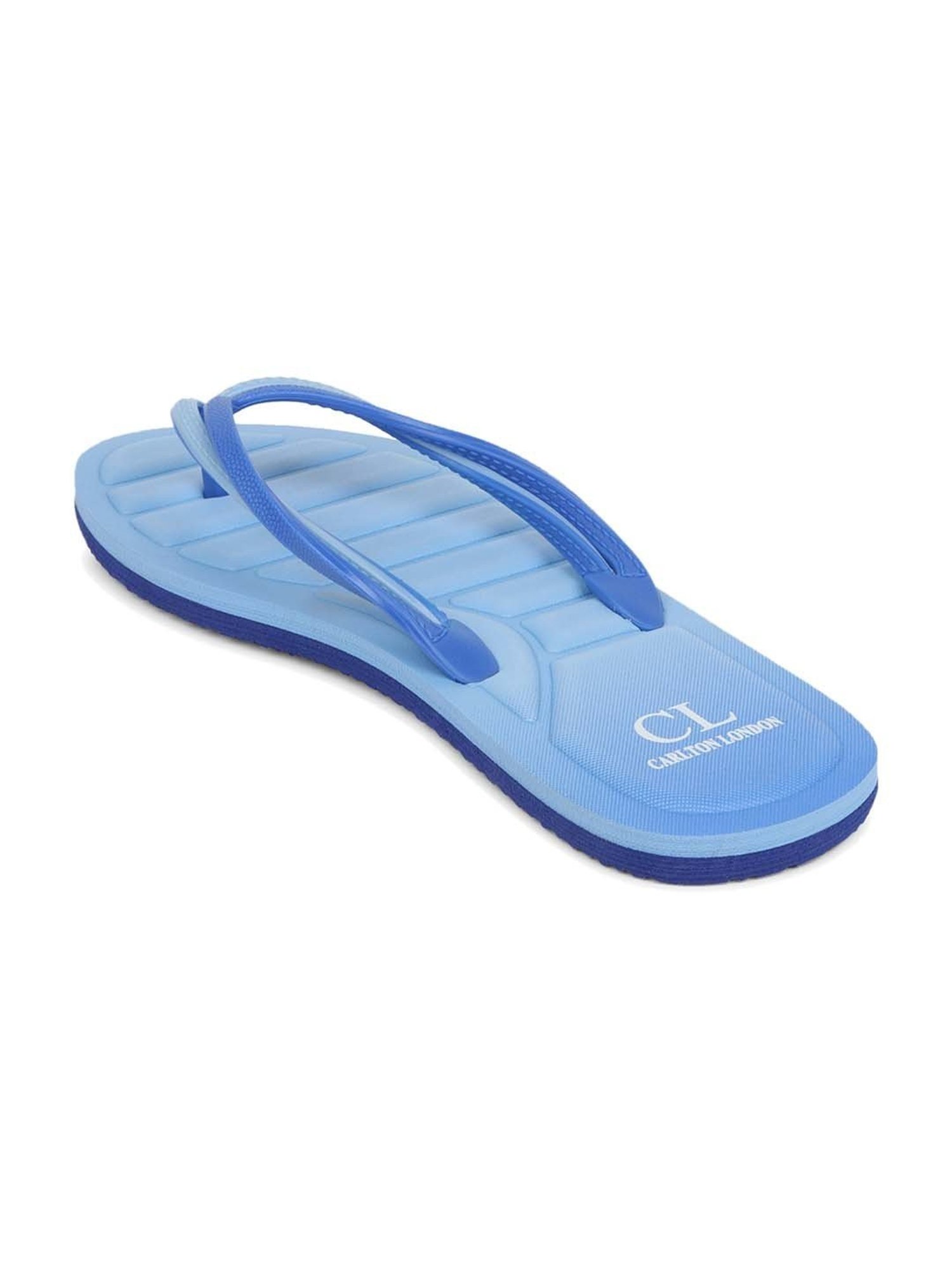 Carlton London Women's Blue Flip Flops