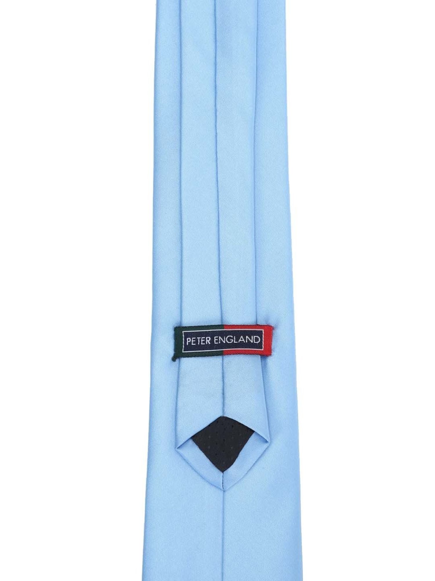 Peter England Blue Solid Tie