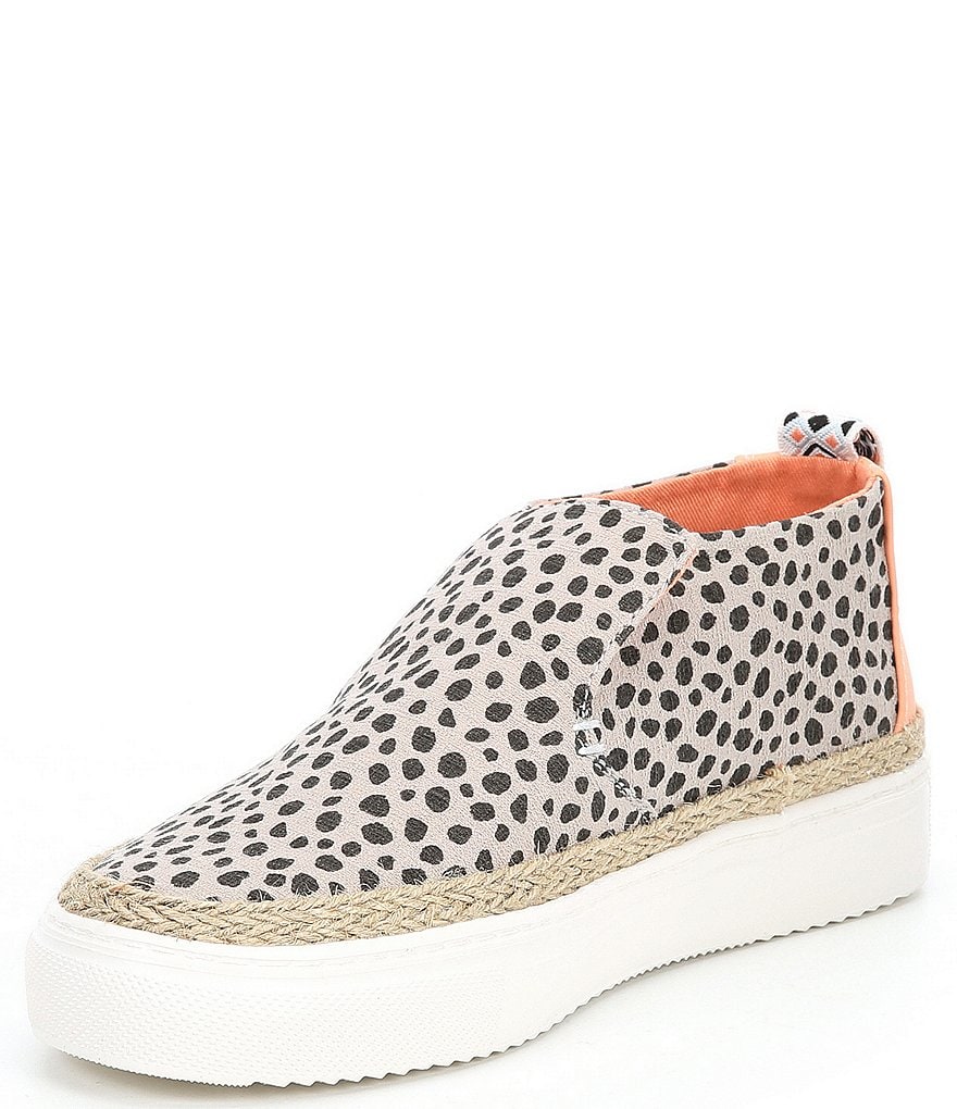Hey Dude Women's Peyton Cheetah Print Washable Mid Slip-Ons