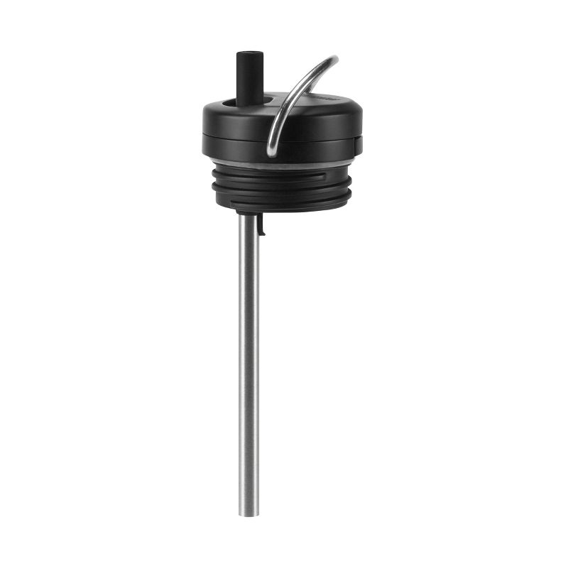 Klean Kanteen TKWide Stainless Steel Twist Open Straw Cap - Black