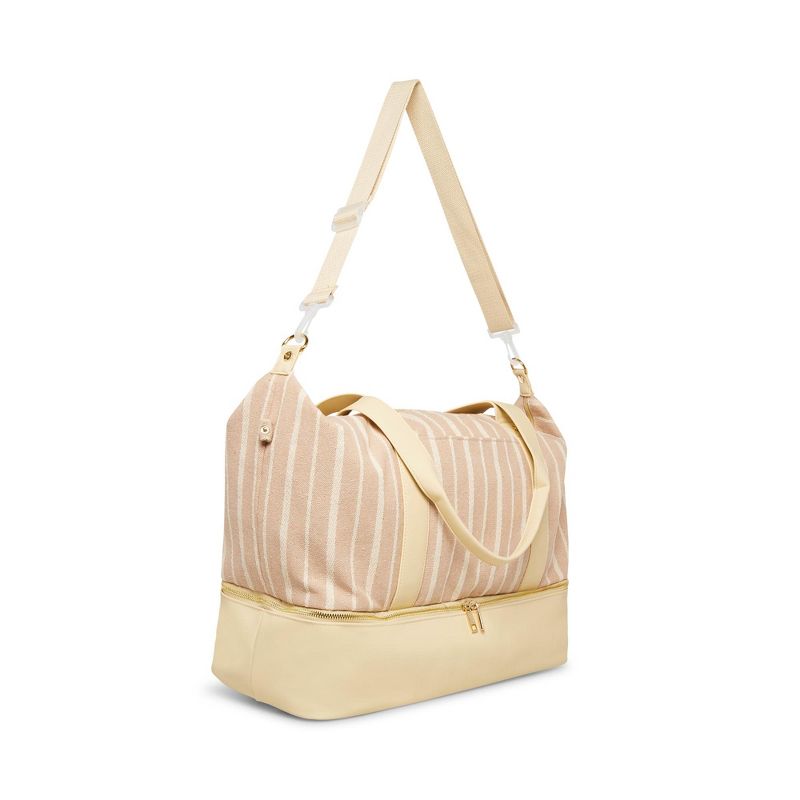 Madden Girl Women's Chuck Weekender Bag - Beige