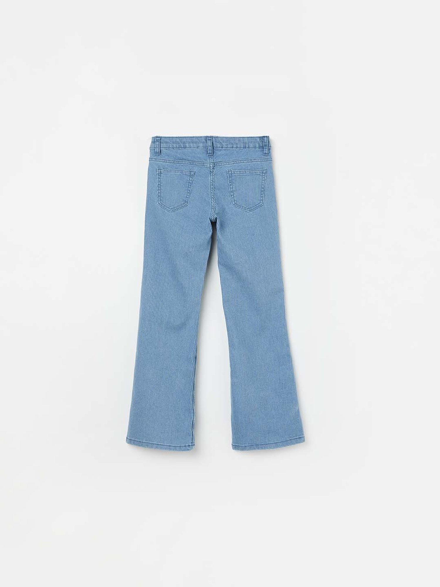 Fame Forever by Lifestyle Girls Blue Cotton Striped Jeans