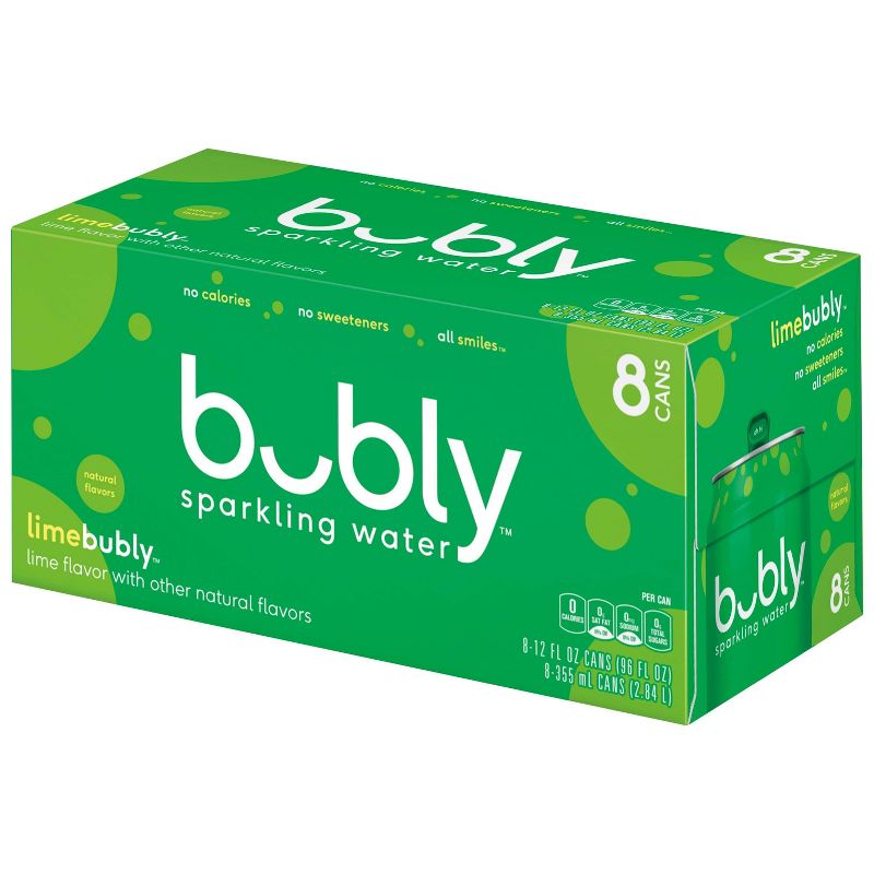 bubly Lime Sparkling Water - 8pk/12 fl oz Cans