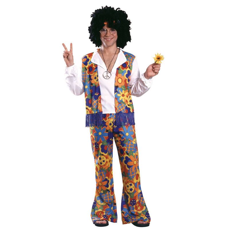Men's Hippie Adult Costume One Size