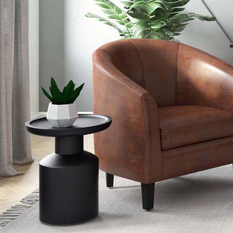 Norbury Wooden Accent Table Black - WyndenHall