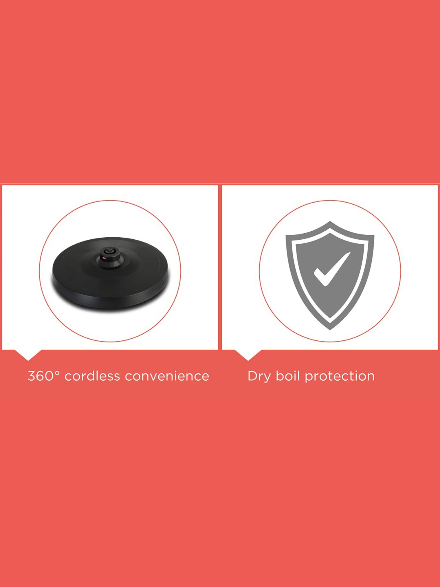 BLACK+DECKER BXKE1703IN Kettle 21250W, 1.7L (White)