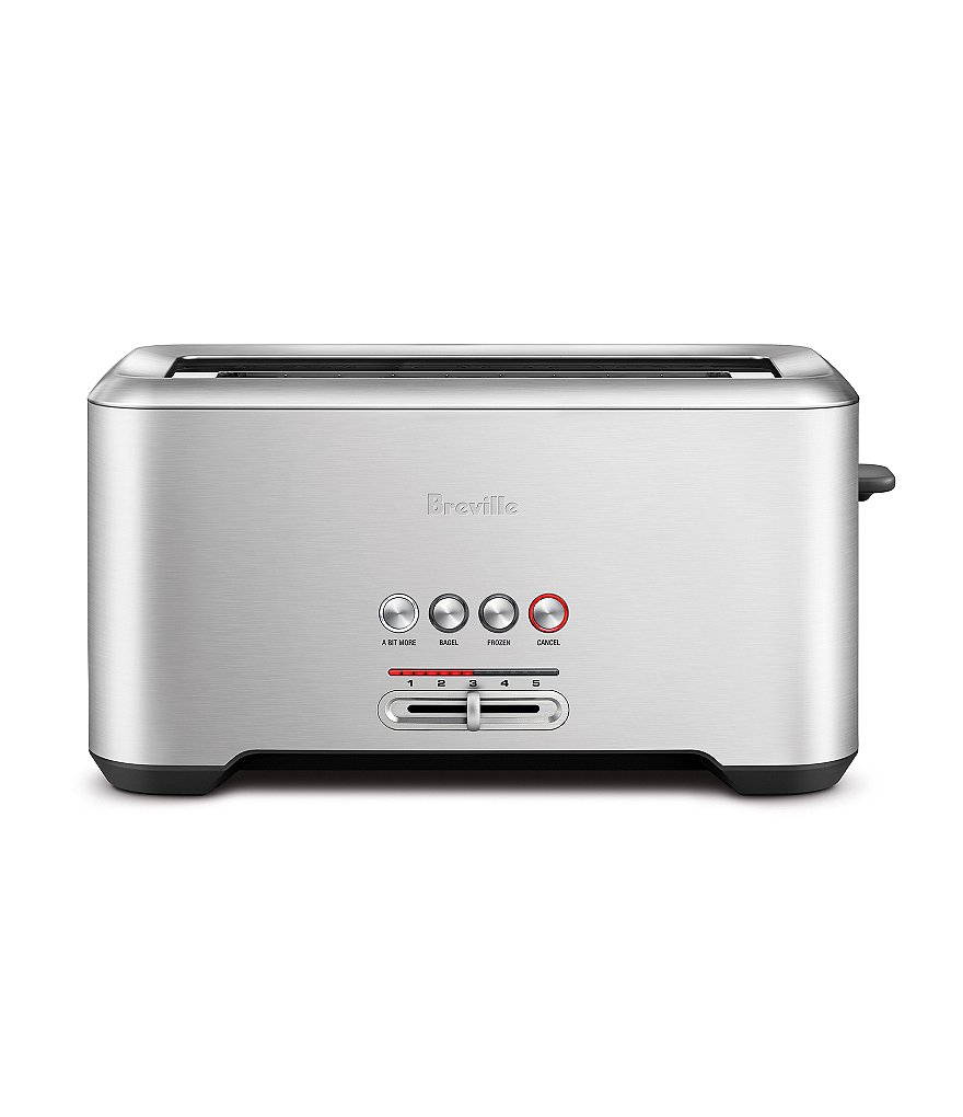 Breville A Bit More'&reg; Long-Slot 4 Slice Stainless Steel Toaster