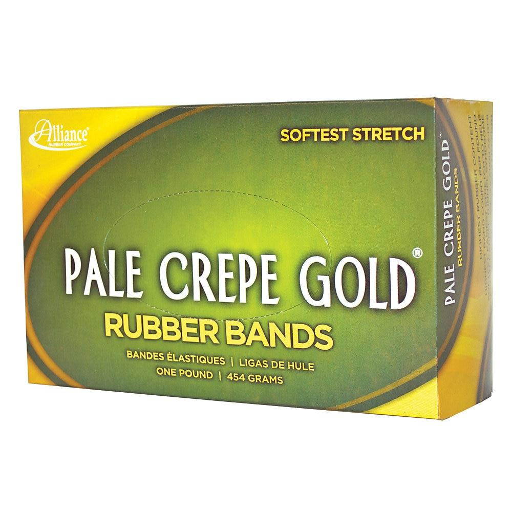 Alliance Rubber Pale Crepe Gold Rubber Band 320 EA/BX