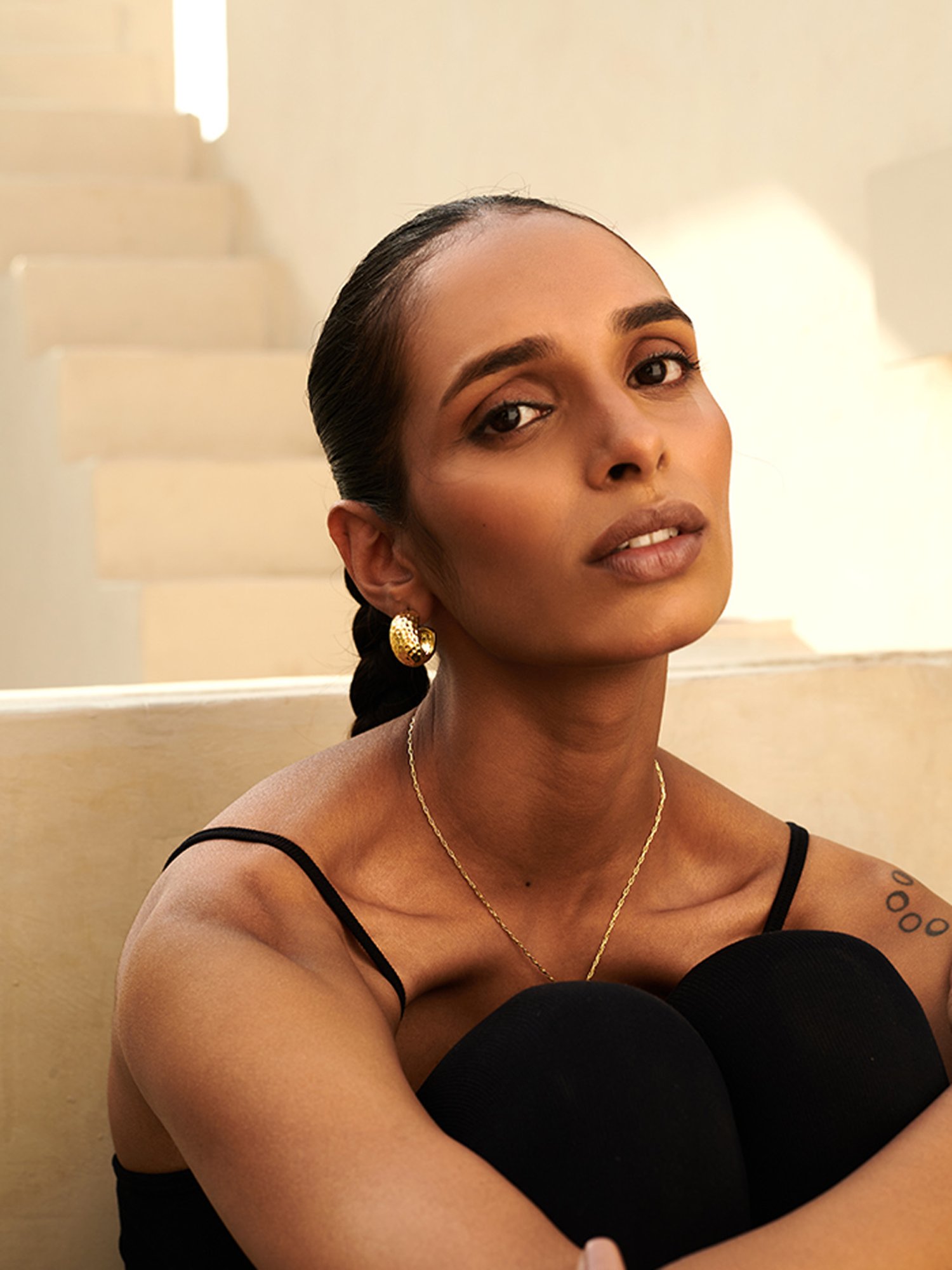 Perfectly Average Puffed Texture Hoops