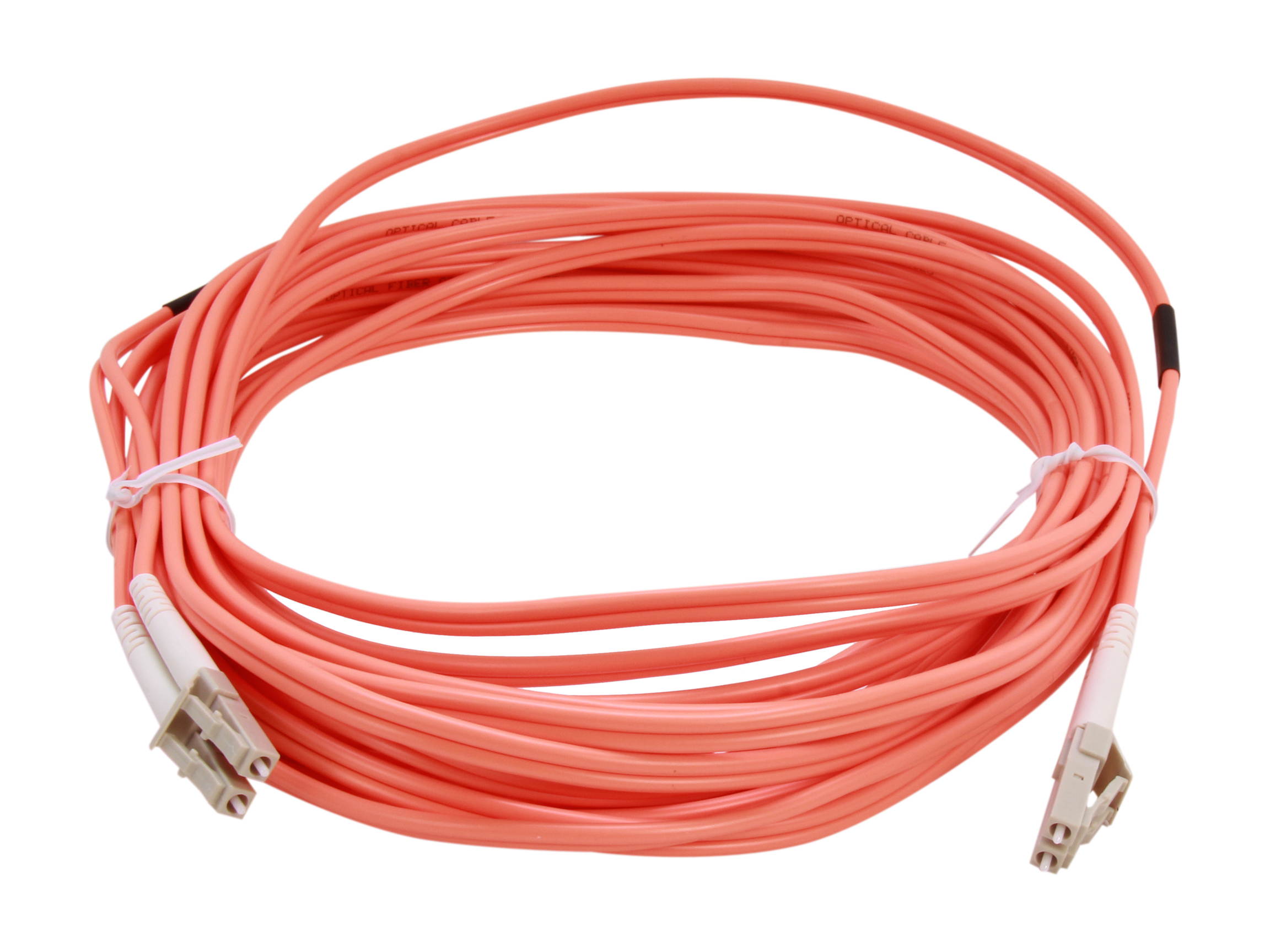 BYTECC MD-LL8 8m LC to LC Duplex (2 Strand) Cable, Multi Mode 62.5/125 Standard Zipcore