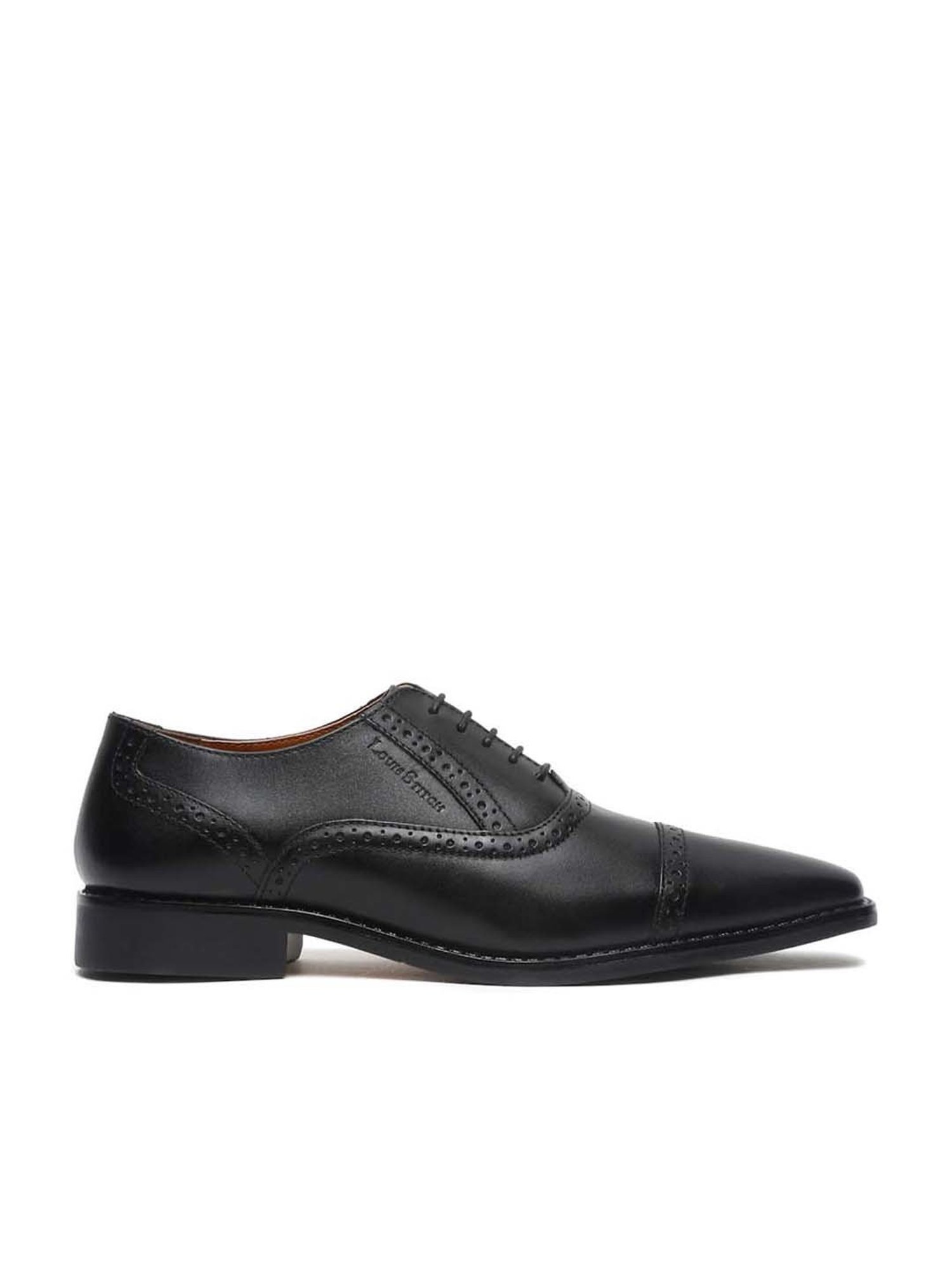 Louis Stitch Men's Black Brogue Shoes