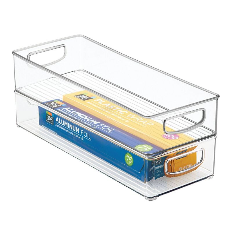 iDESIGN 16"x6"x3" Kitchen 4pk Binz Set Clear