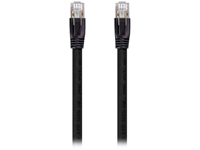 Cat 7 Ethernet Cable 100 ft LAN Cable Internet Network Cord for PS4, Xbox, Router, Modem, Gaming, White Flat Shielded 10 Gigabit RJ45 High Speed Computer Patch Wire.