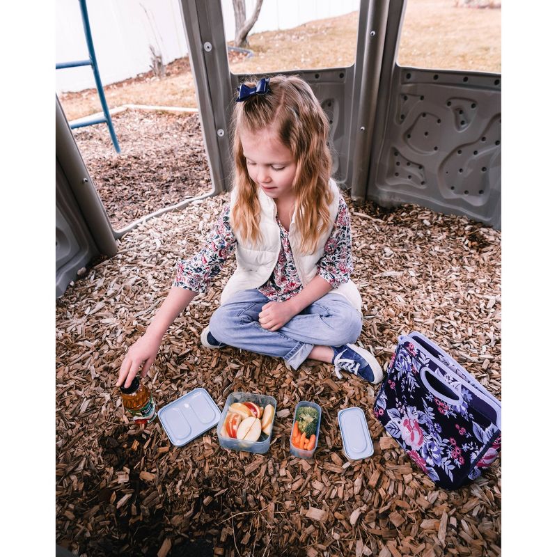 Arctic Zone Lunch Tote Set - Midnight Floral