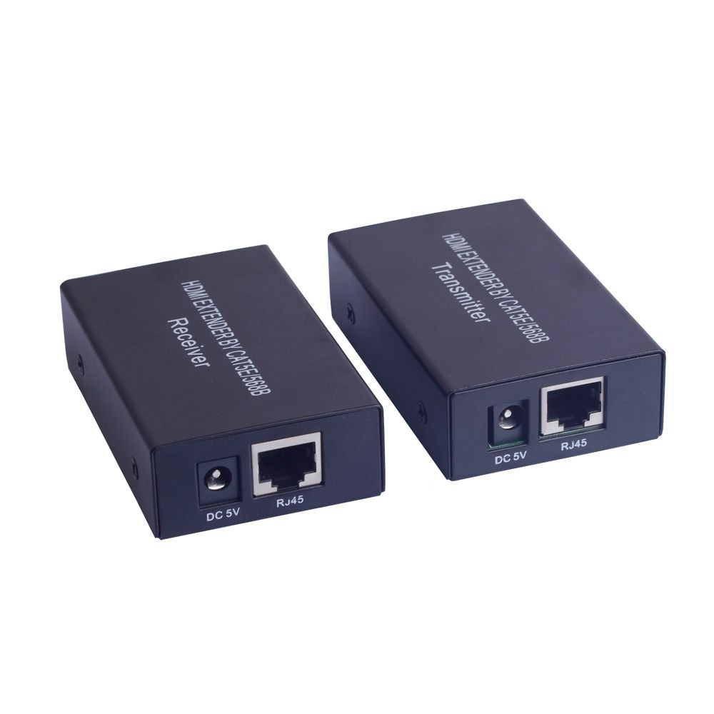 60M Transmitter Receiver HDMI Extender HDMI V1.3 to Single CAT-5e/6