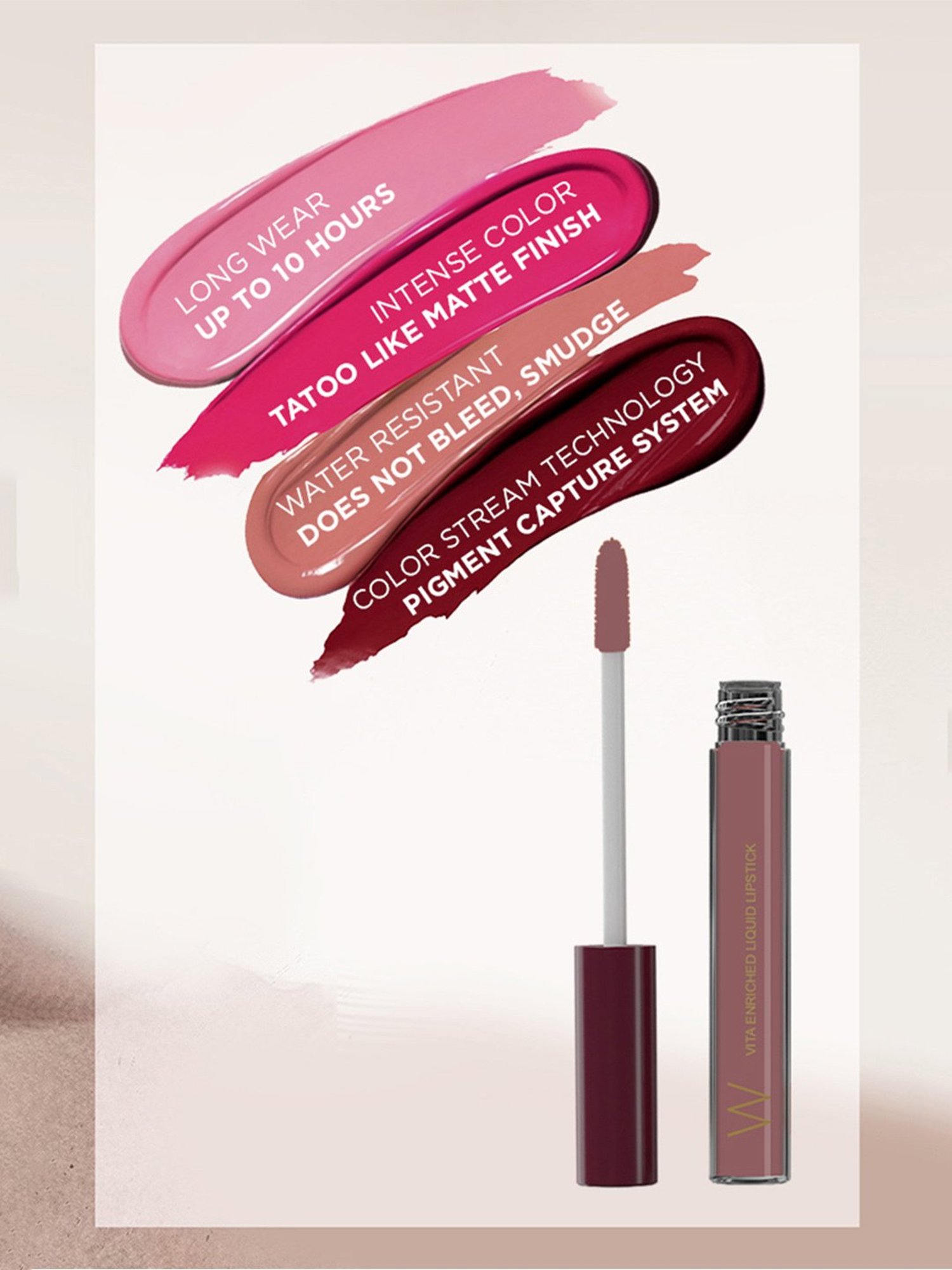 W Liquid Lipstick A Muse Me - 3 gm