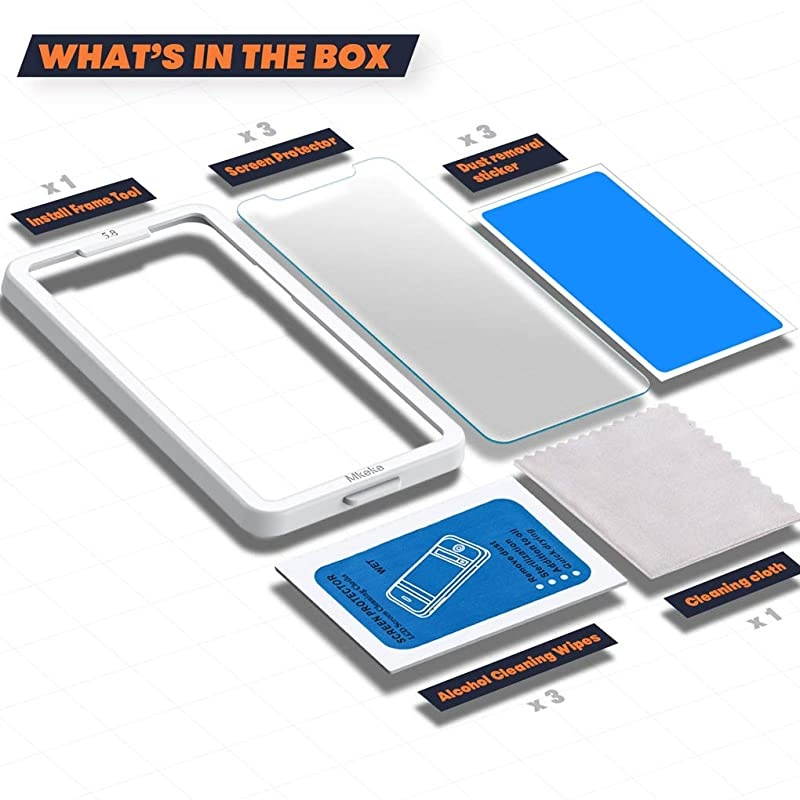 Compatible with iPhone 11 Pro Screen Protector iPhone X Screen Protector iPhone Xs Tempered Glass Screen Protector All 58 inch New iPhone 3Pack