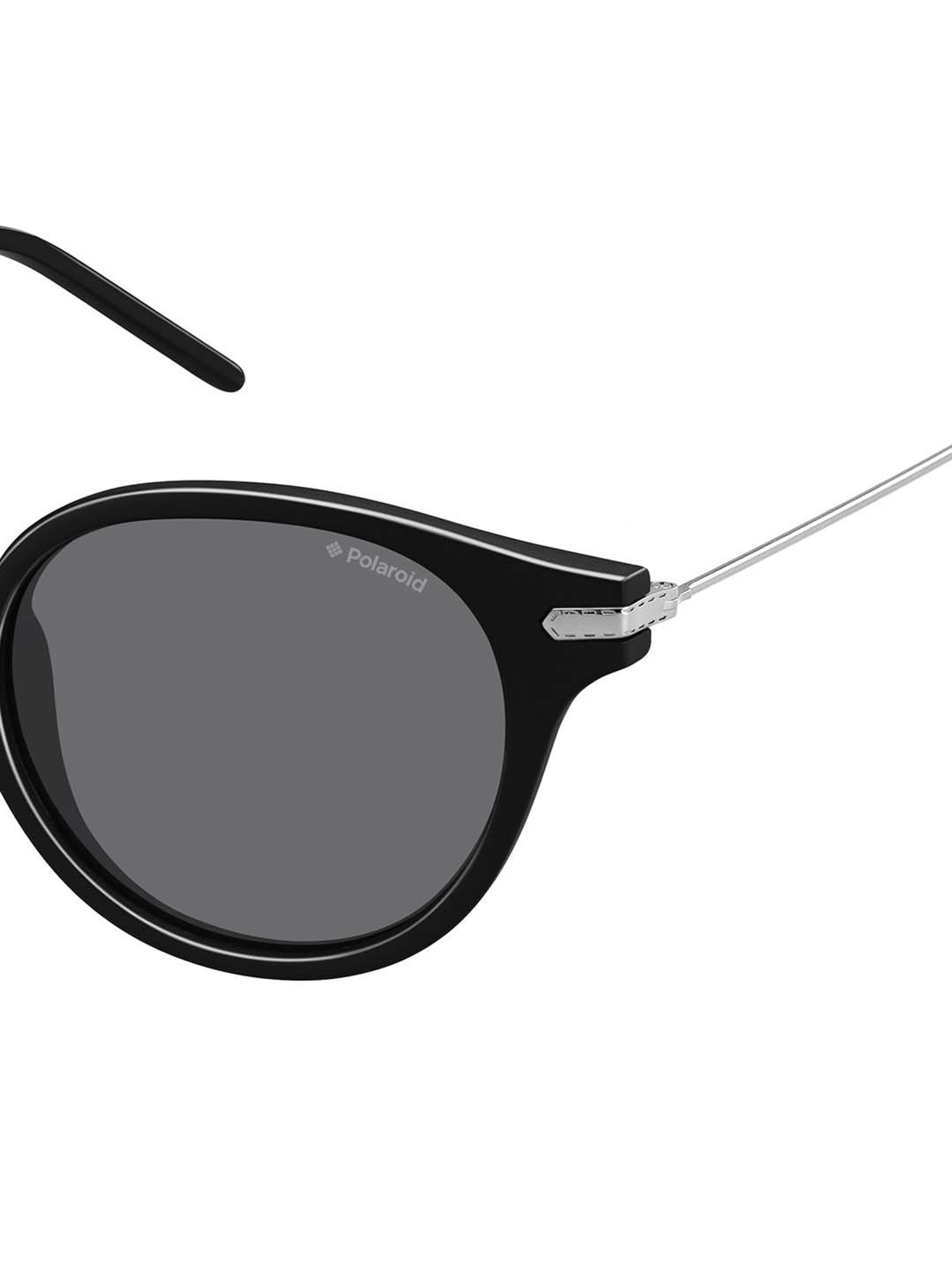 Polaroid 233638CVS48Y2 Grey Polarized Oval Sunglasses