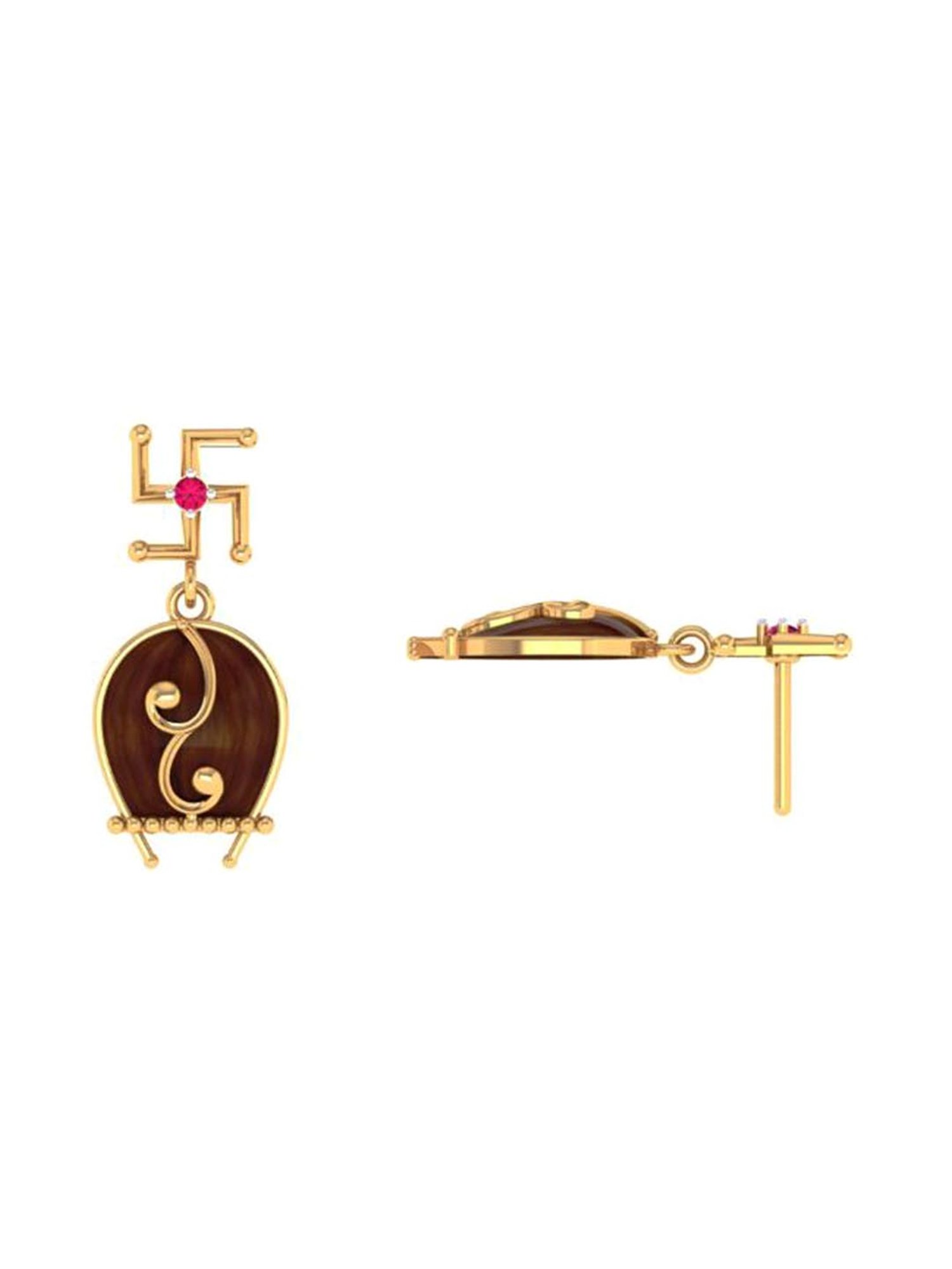 P.C. Chandra Jewellers 22k Gold Earrings for Women