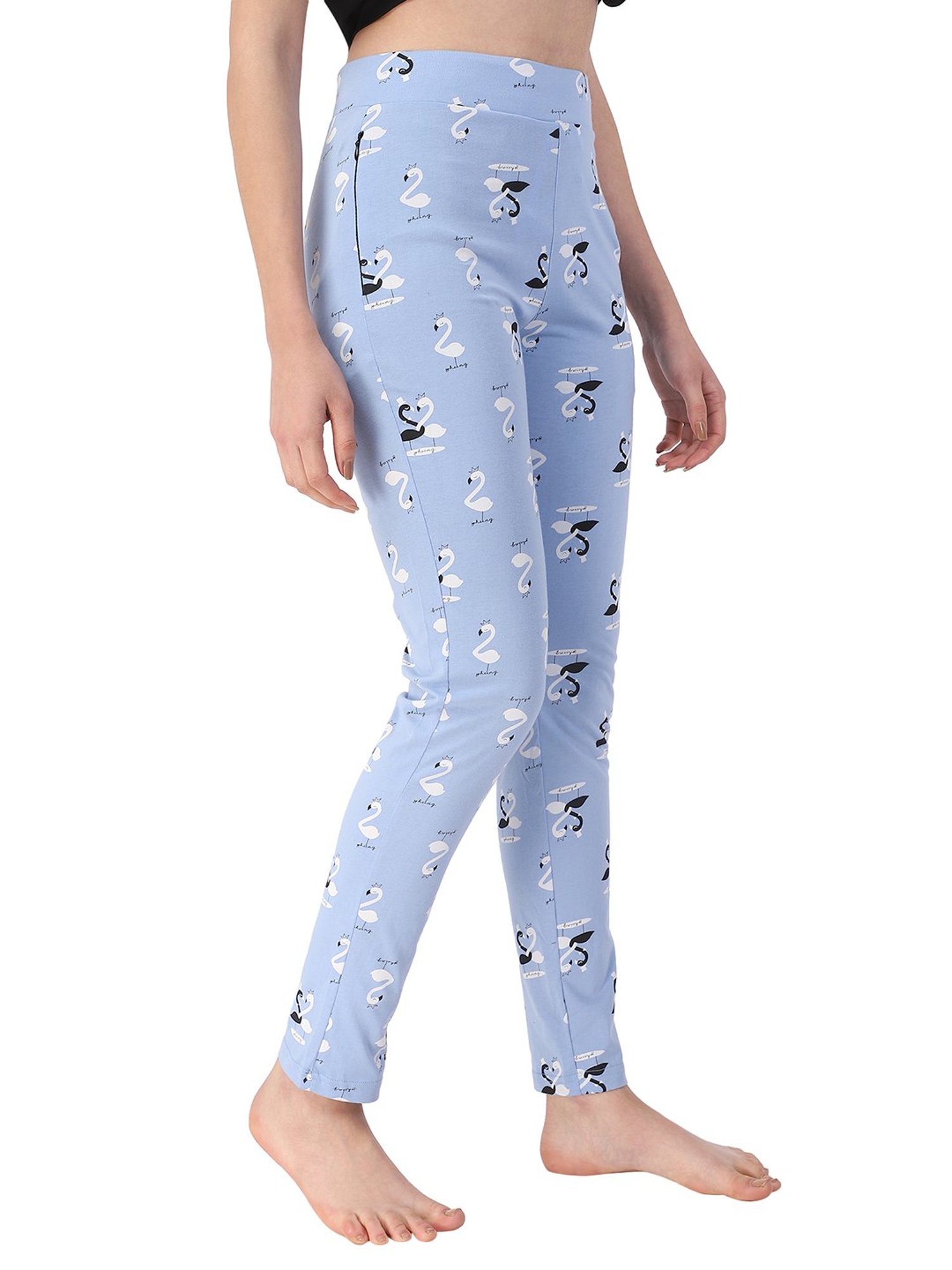 Proteens Sky Blue Printed Pyjamas