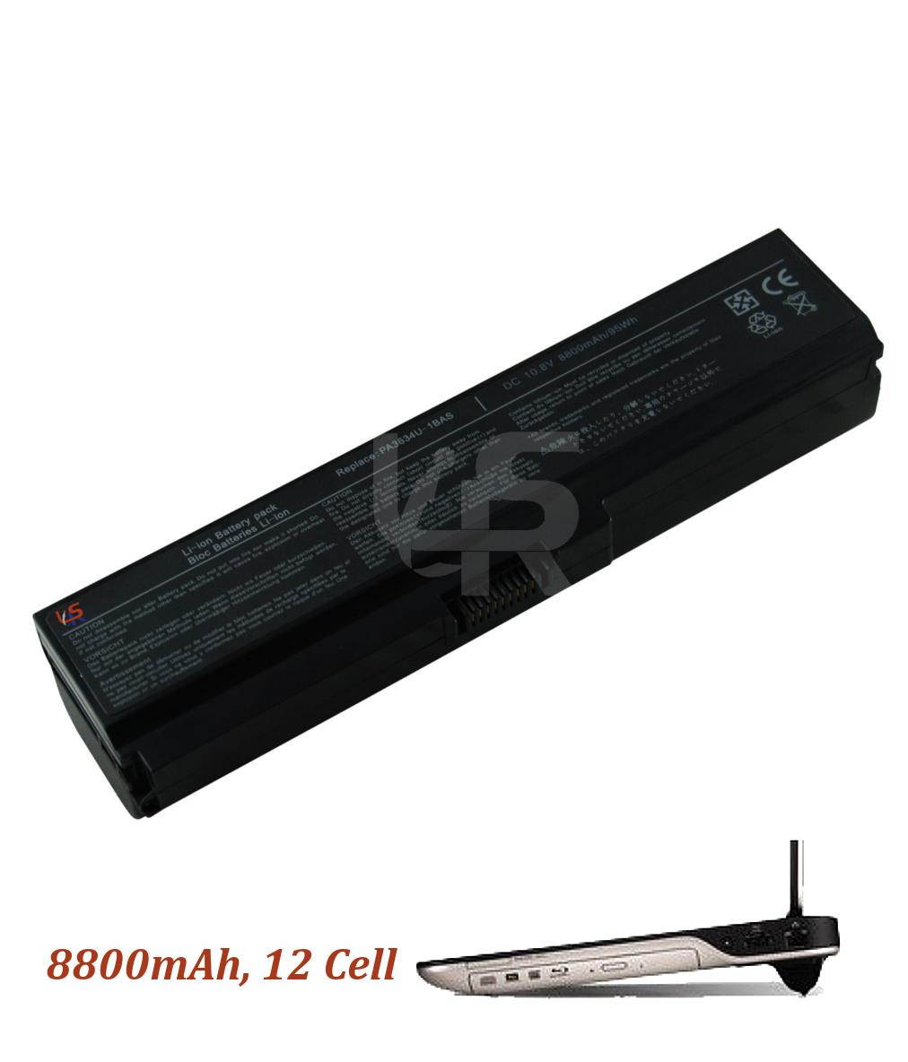 Laptop Battery Toshiba Satellite P775-S7100 P775-S7148 P775-S7160 P775-S7164 P775-S7215 P775-S7232 P775-S7234 (Loreso Replacement Part) - 4400mAh, 6 Cell