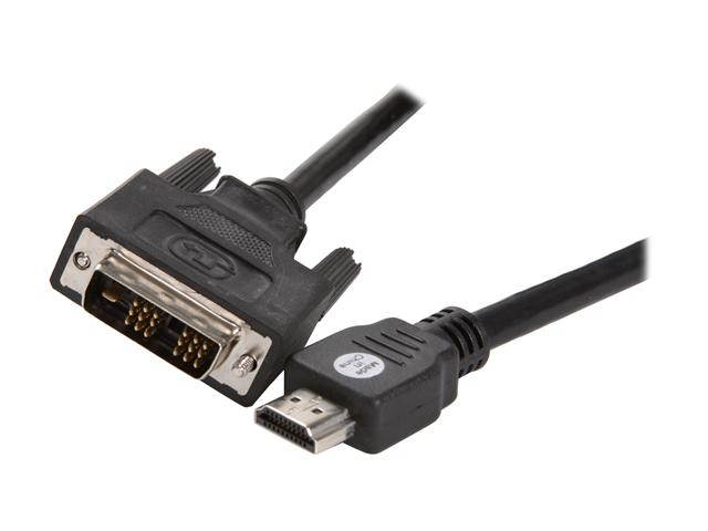 DAT 7352D 6 ft. HDMI to DVI Cable