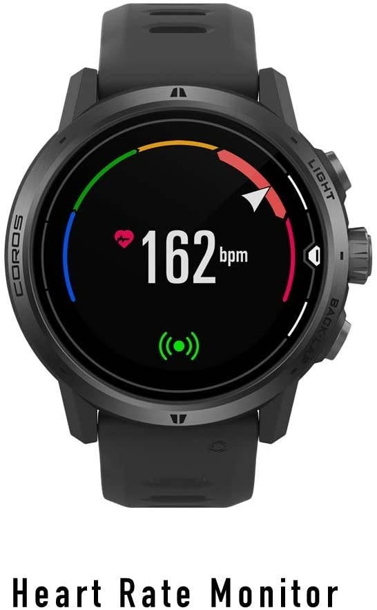 COROS APEX Pro Premium Multisport GPS Watch with Heart Rate Monitor, 40h Full GPS Battery, 24/7 Blood Oxygen Monitoring, Sapphire Glass, Barometer, ANT+ & BLE, Strava & Training Peaks (Black)
