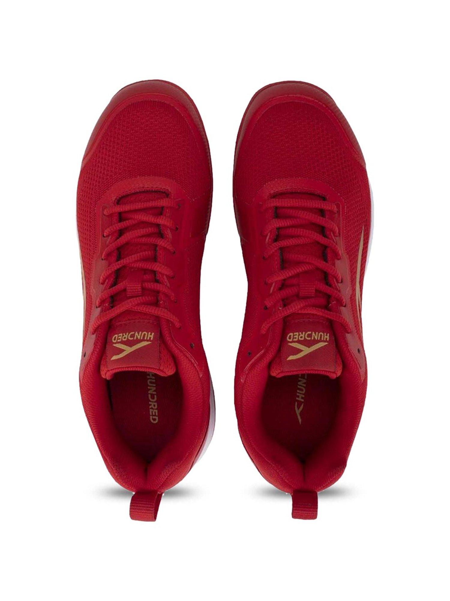 Hundred Men's Infiity Pro Red Indoor Court Shoes