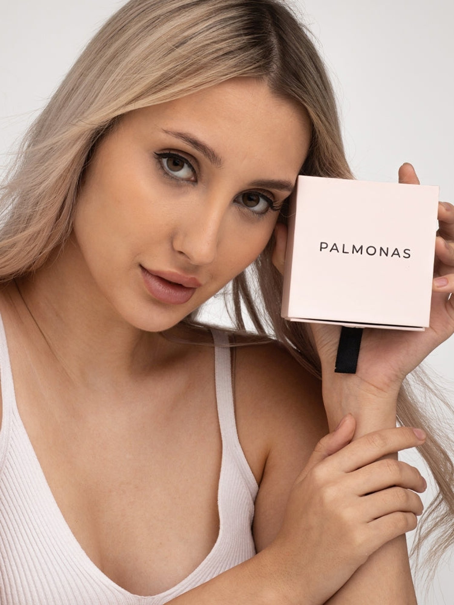 Palmonas Golden Tiny Pear Necklace for Women