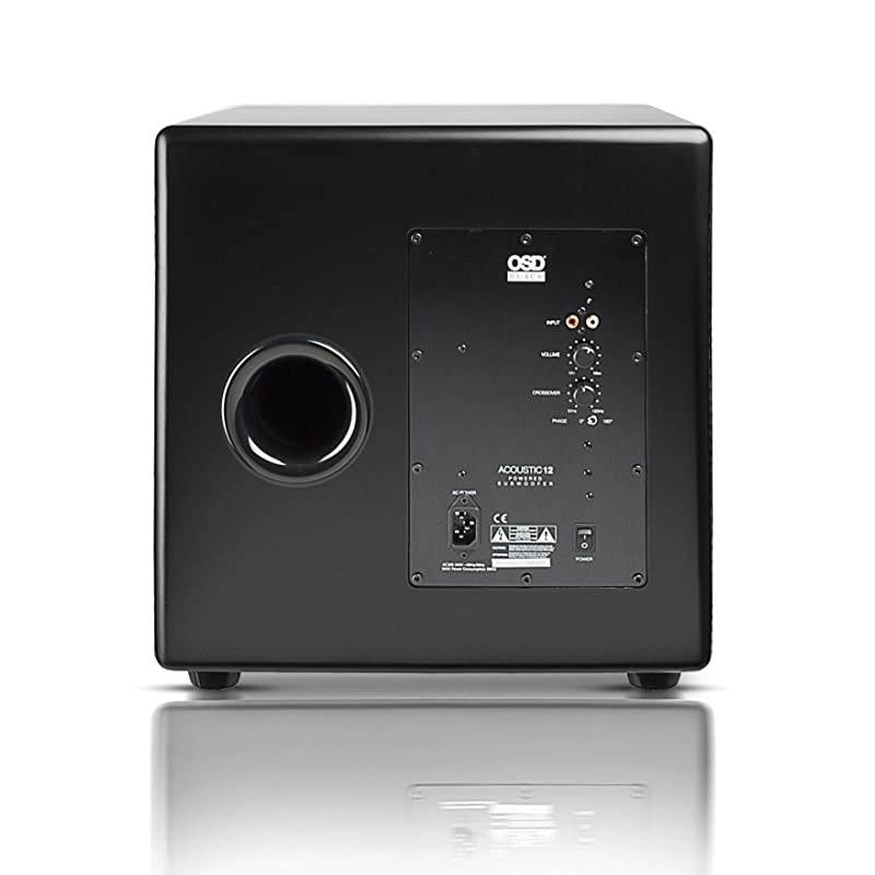 Acoustic 12 Subwoofer Ultra Long Throw Treated Cone, Black Matt Paint Finish