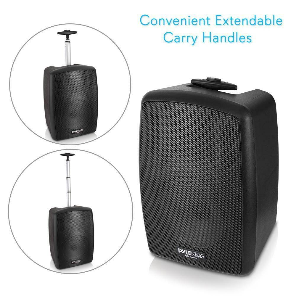 Pyle PPHP8MBA Bluetooth Portable PA Speaker System, MP3/USB/SD/FM Radio