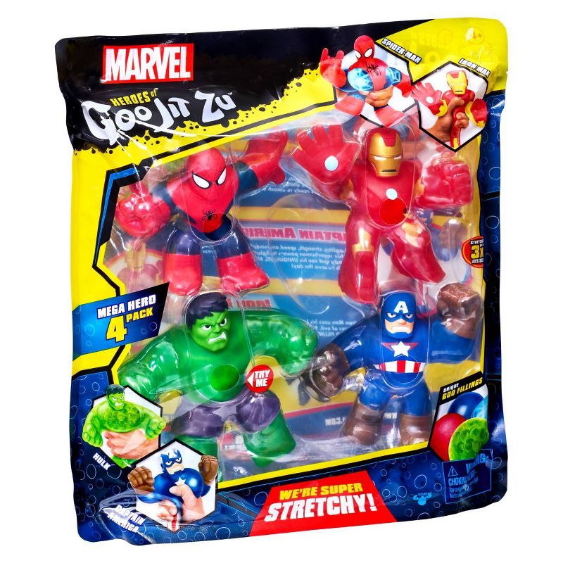 Heroes of Goo Jit Zu Marvel Hero 4-Pack