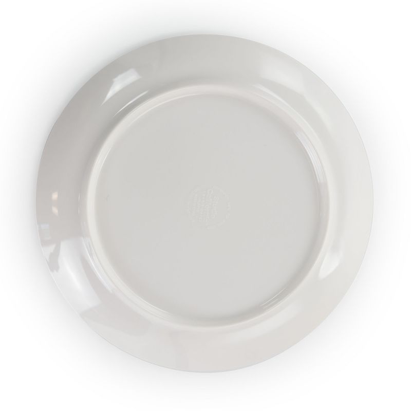 Studio California Cobalt Bay 4 Piece 9 Inch Melamine Round Dessert Plate Set in Red